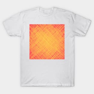 Abstract Diagonal Line Pattern T-Shirt